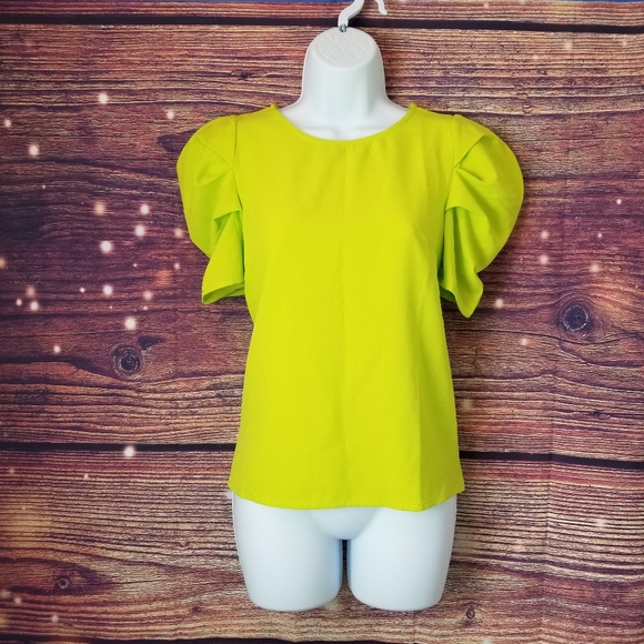 Shein,  green women blouse,  size XS. - Picture 3 of 8